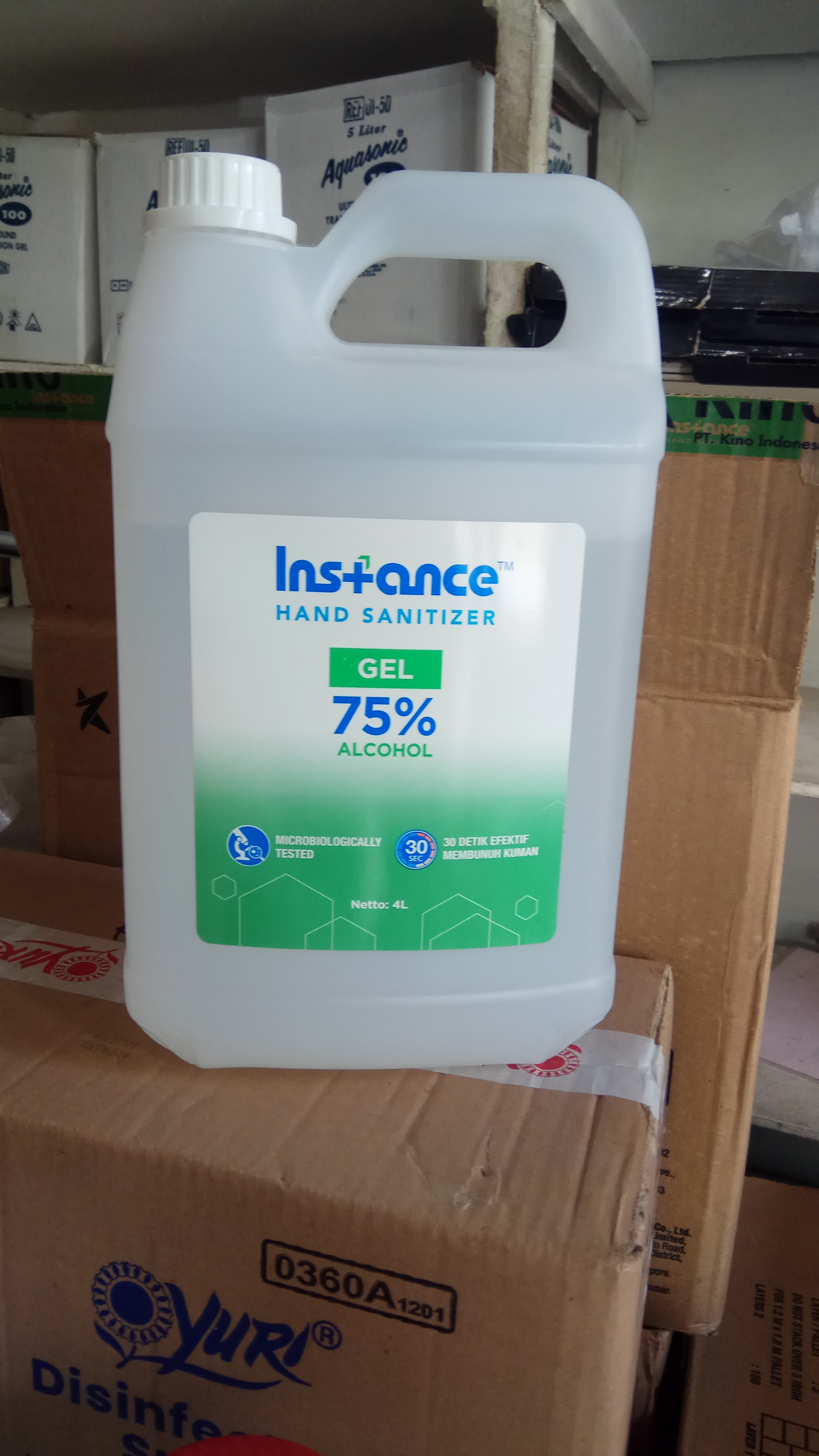 ANTISEPTIC GEL INTSTANCE 4LITER