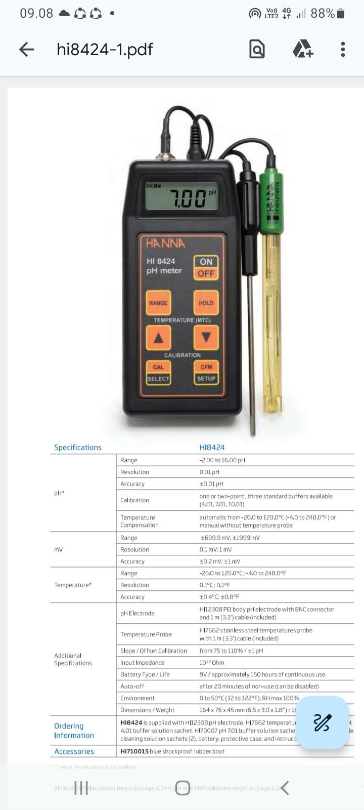 GENERAL PURPOSE PH METER